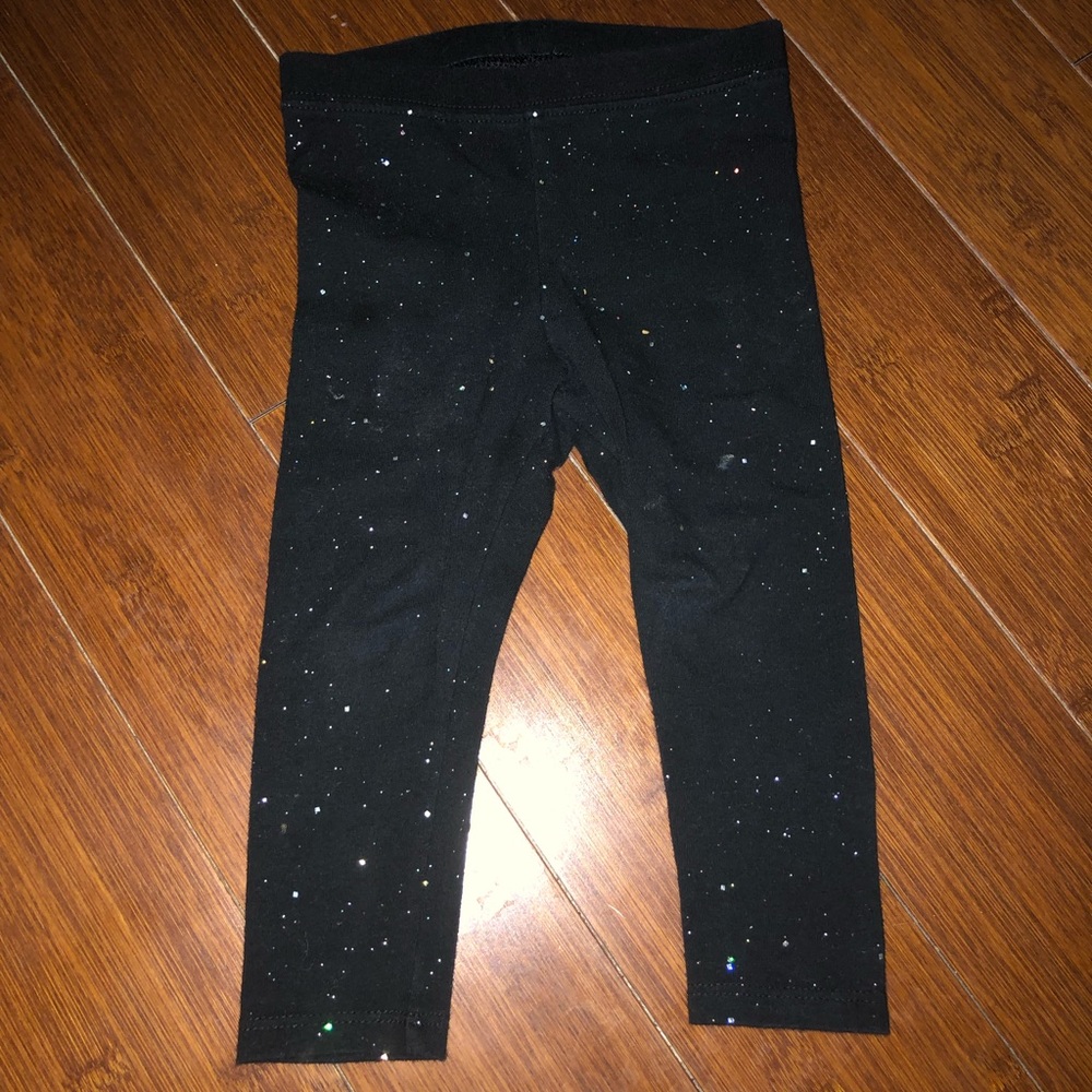 Sparkly Black Leggings